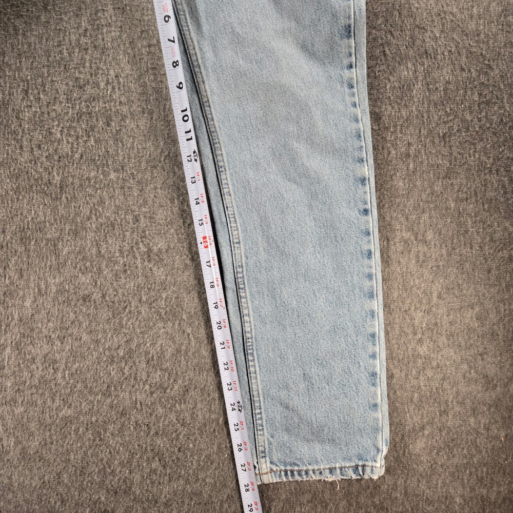 Vintage Guess Original Fit Jeans Mens 29 Light Wash Blue Denim High Rise 1050-RG - Picture 6 of 9